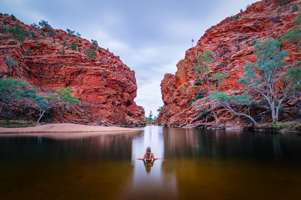 Ellery Creek Big Hole in the red centre