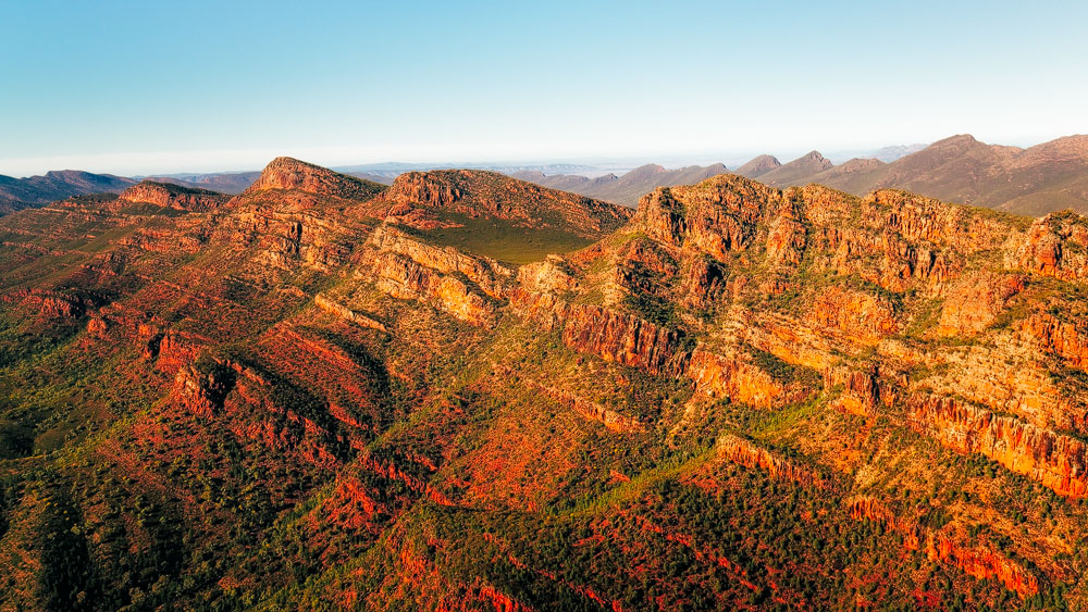 Flinders Ranges from the Elder Range